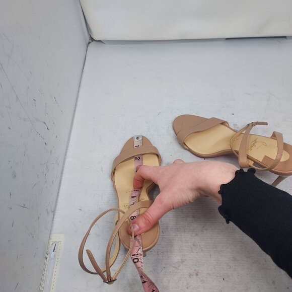 Christian Louboutin Loubigirl Nude Ankle Strap Heel Sandal - Picture 7 of 12